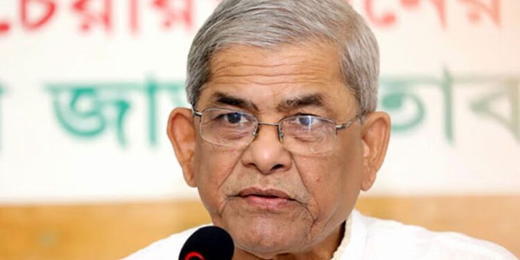 দিনের পর দিন অনির্বাচিত সরকারের হাতে দেশ চলতে পারে না : মির্জা ফখরুল