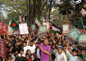 শহীদ মিনারে ছাত্র-জনতার ঢল : স্বৈরাচার-ফ্যাসিবাদমুক্ত দেশ গঠনের প্রত্যয়