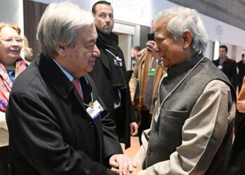 জাতিসংঘ মহাসচিবের সঙ্গে ড. ইউনূসের সাক্ষাৎ