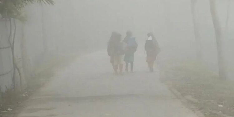 তীব্র শীতে কুড়িগ্রামে বিপর্যস্থ জনজীবন