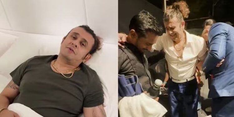 মঞ্চেই অসুস্থ হয়ে পড়লেন সোনু নিগম