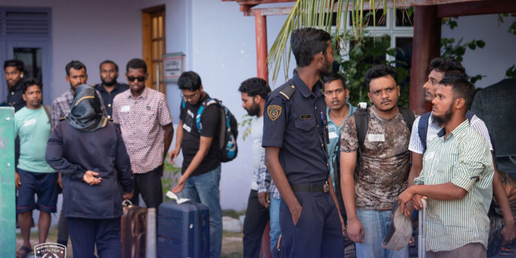 মালদ্বীপে ৪৬ অবৈধ প্রবাসী আটক