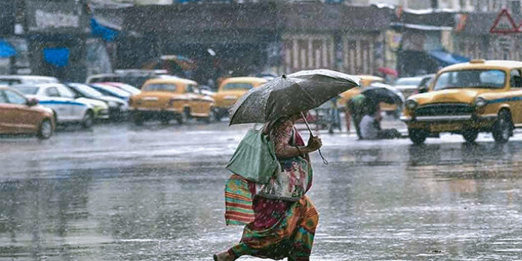 পশ্চিমবঙ্গজুড়ে বজ্রসহ বৃষ্টির পূর্বাভাস