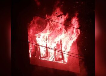 এবার হাসিনার বাসভবন সুধা সদনে আগুন