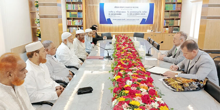 জামায়াত আমিরের সঙ্গে রাশিয়ার রাষ্ট্রদূতের সাক্ষাৎ