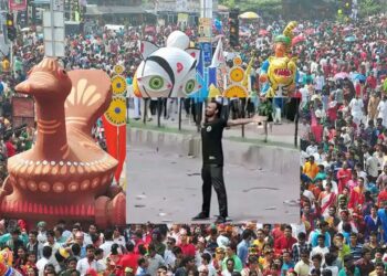 ‘মঙ্গল শোভাযাত্রা’য় থাকবে আবু সাঈদের ভাস্কর্য