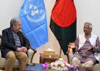 প্রধান উপদেষ্টার সঙ্গে বৈঠকে জাতিসংঘ মহাসচিব