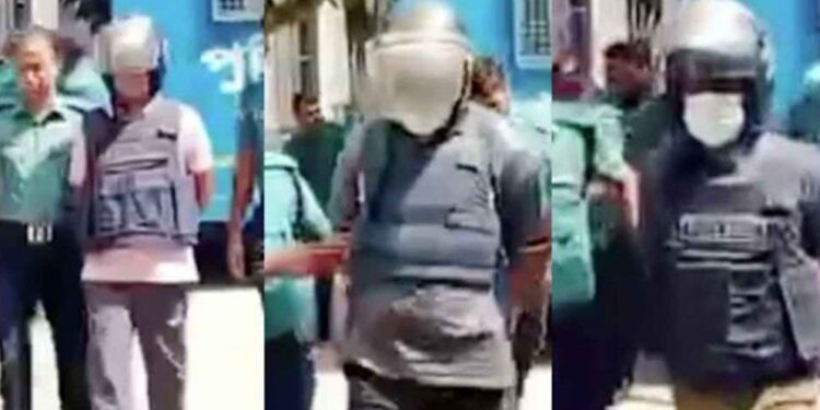 গাড়িতে লাশ পোড়ানো সেই ৩ পুলিশ কর্মকর্তা কারাগারে