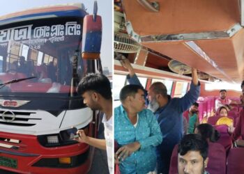 চলন্ত দুই বাসে অস্ত্র ঠেকিয়ে স্বর্ণালংকার ছিনতাই