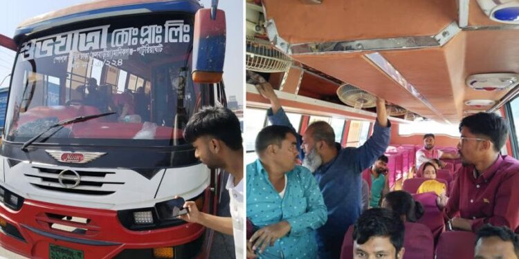 চলন্ত দুই বাসে অস্ত্র ঠেকিয়ে স্বর্ণালংকার ছিনতাই