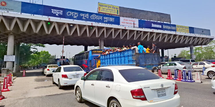 যমুনা সেতুতে ৭ দিনে টোল আদায় ১৯ কোটি টাকা