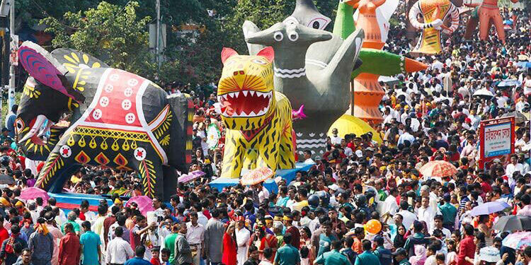 বদলে গেল মঙ্গল শোভাযাত্রার নাম