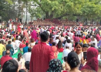 রমনা বটমূলে উৎসব আনন্দে বর্ষবরণ