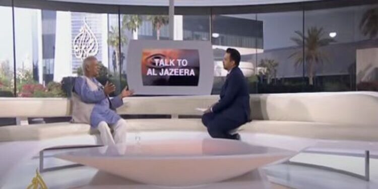 আল-জাজিরাকে সাক্ষাৎকারনির্বাচন ও আওয়ামী লীগ নিয়ে যা বললেন ড. ইউনূস