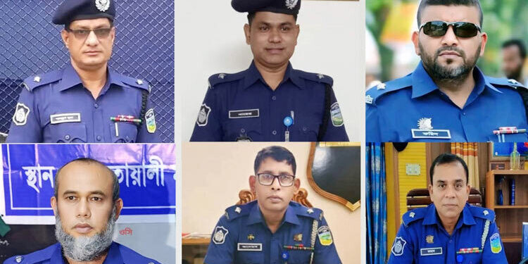 ময়মনসিংহে একযোগে ৬ থানার ওসিকে বদলি
