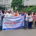 সরকারি চাকরির অধ্যাদেশ বাতিলের দাবিতে সচিবালয়ে বিক্ষোভ