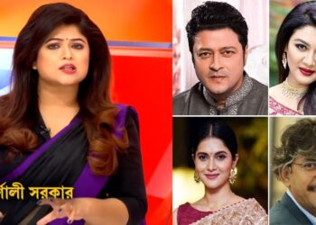 বাংলাদেশি অভিনয়শিল্পীদের ‘ঘাড়ধাক্কা’ দিয়ে বের করে দেয়া উচিত: ভারতীয় উপস্থাপিকা