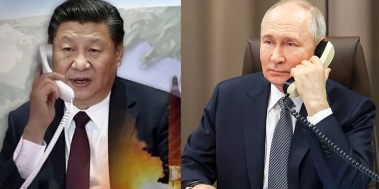 ইরান ইস্যুতে জিনপিং-পুতিনের জরুরী ফোনালাপ