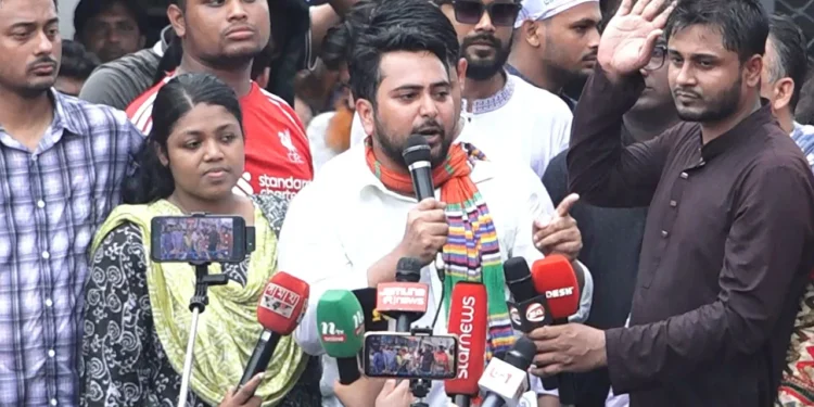 জুলাই বিপ্লবে ভারতের গোলামী থেকে আমরা মুক্তি পেয়েছি: নাহিদ ইসলাম