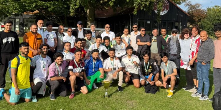 ডেনমার্কে যুব উৎসব উপলক্ষে ফুটবল টুর্নামেন্ট