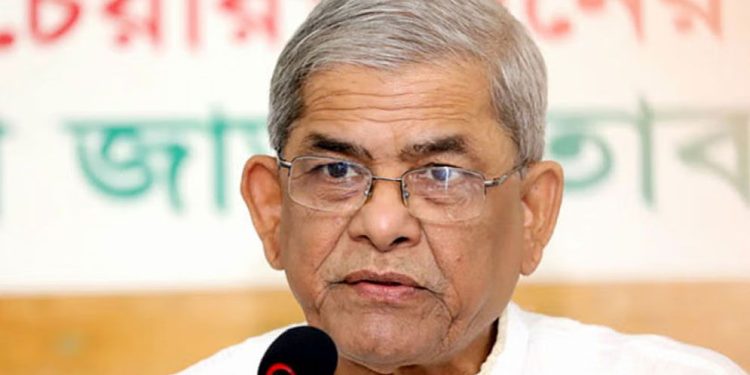 বিদেশে নেওয়ার মতো অবস্থা নেই খালেদা জিয়ার : মির্জা ফখরুল