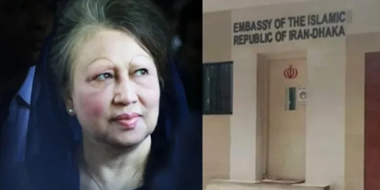 খালেদা জিয়ার মৃত্যুতে ইরানী দূতাবাসের শোকবার্তা