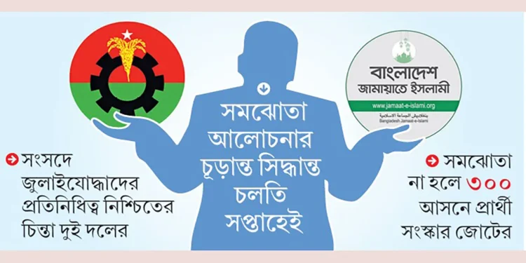 জামায়াতকে হাতে রেখে বিএনপির সঙ্গে আলোচনায় এনসিপি