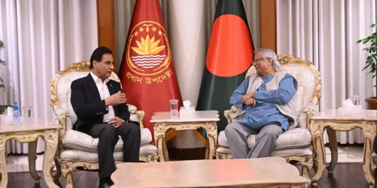 প্রধান উপদেষ্টার সঙ্গে পাকিস্তানের স্পিকারের সাক্ষাৎ