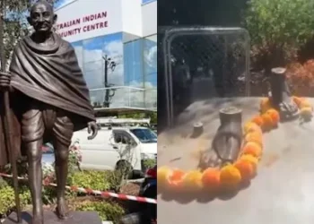 মহাত্মা গান্ধীর ভাস্কর্য চুরি