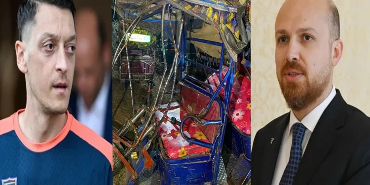 উখিয়ায় সড়ক দুর্ঘটনার কবলে ওজিল-নেকমেতিনের গাড়িবহর