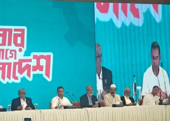 সংবাদ সম্মেলনের তারেক রহমান