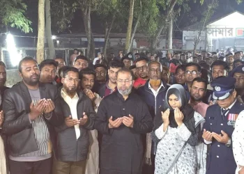 মহান শহীদ দিবসে রামপালে শ্রদ্ধাঞ্জলি