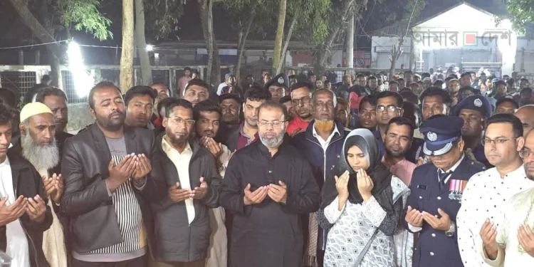 মহান শহীদ দিবসে রামপালে শ্রদ্ধাঞ্জলি